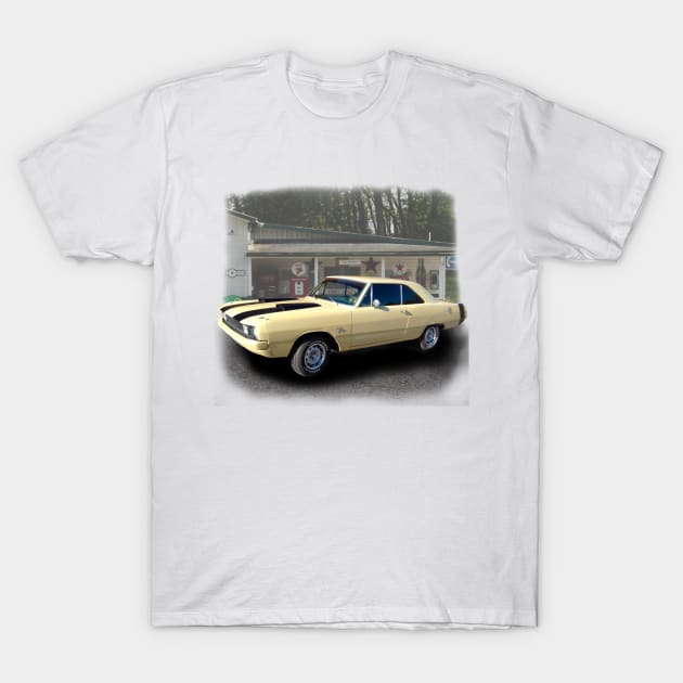 1970  Dart Swinger in our filling station series T-Shirt by Permages LLC